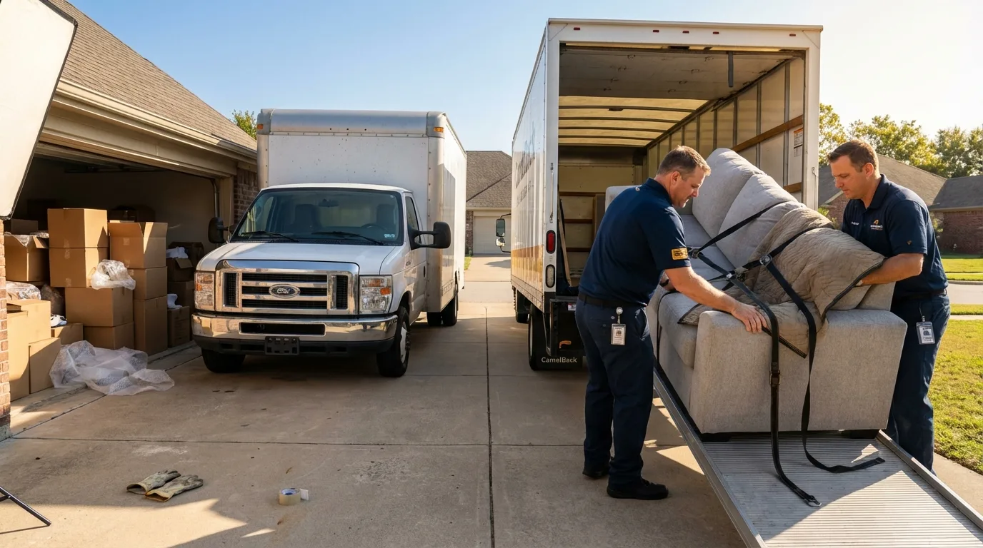 DIY truck vs professional crew comparison in Huntington